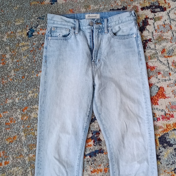 Madewell Light Blue perfect vintage Straight Leg Jeans - Picture 3 of 9